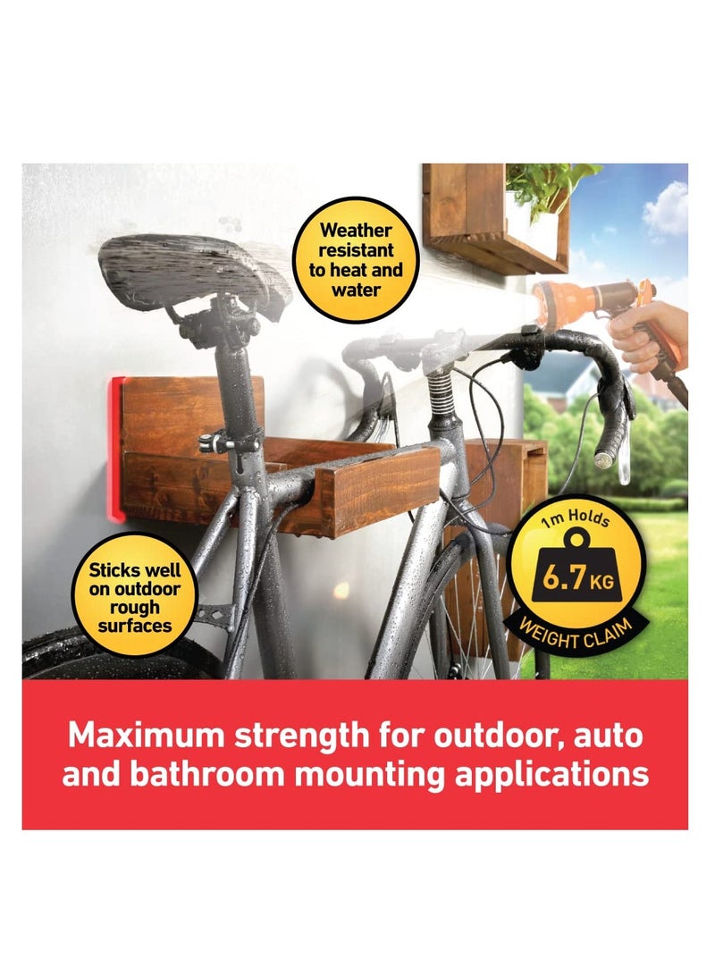 Scotch 3M Scotch Extreme Double Sided Tape, 1M Holds 6.7Kg, Works On Uneven Surfaces, Weather Resistant, Works On Indoor, Outdoor, Auto Interior Surfaces - Image 3