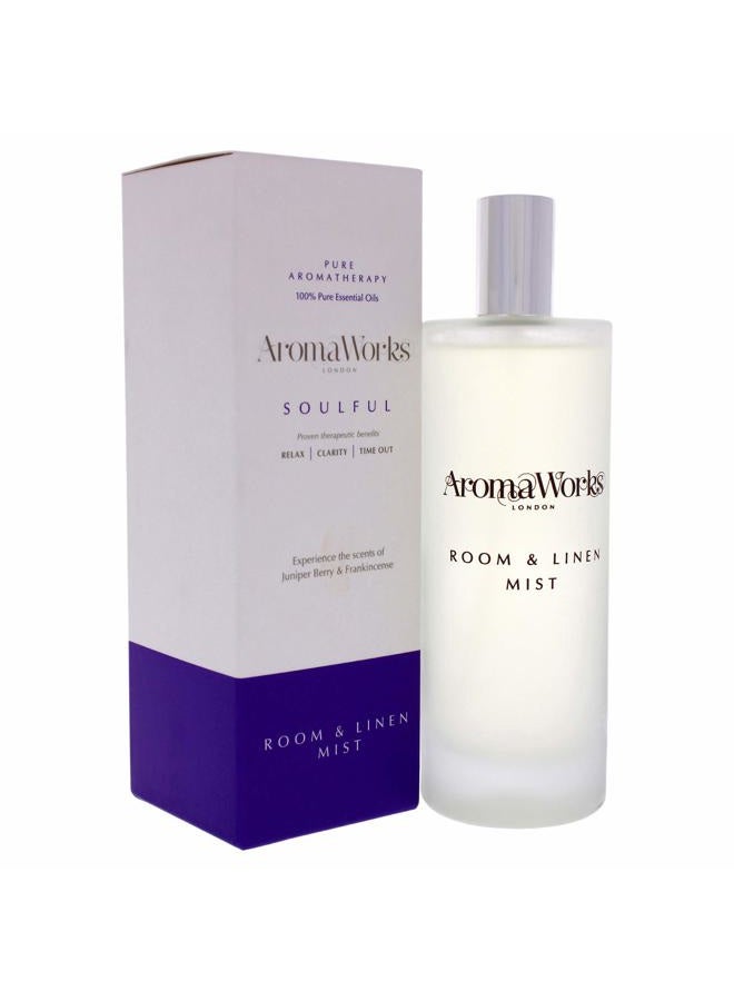 Aromaworks Soulful Room Mist - Frankincense, Fruity Juniper Berry And Patchouli - 3.38 Oz Room Spray - Image 3