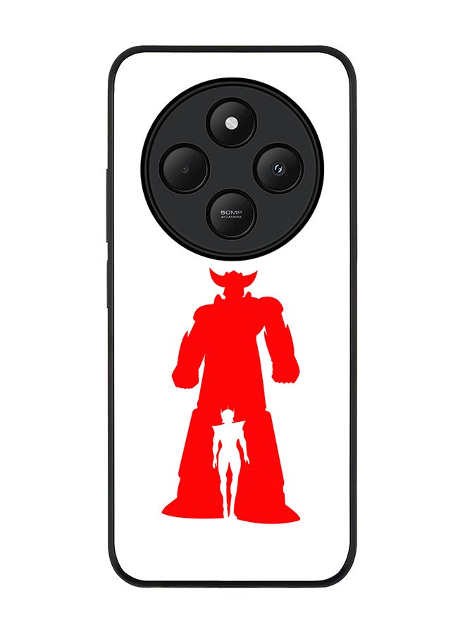 Stylizedd For Xiaomi Poco C75 Case,Slim fit Camera Protection, Shockproof Thin Phone cover - Grendizer (White) - Image 1