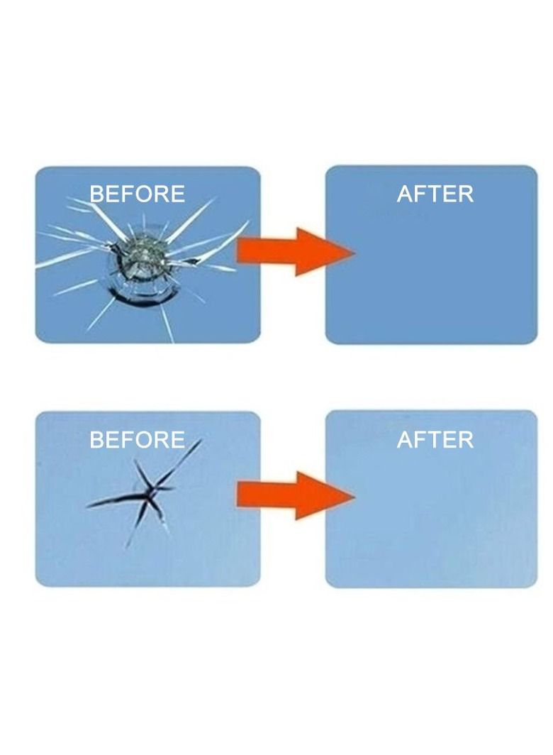 Generic DIY Window Repair Fluid Windscreen Glass Scratch Crack Fix Restore Resin Blade Stripe Set  2Pcs  - Image 4