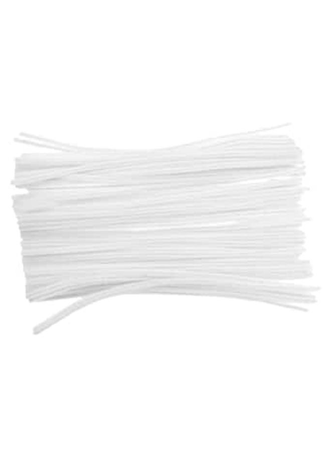 Twisted Craft Sticks 100Pcs Chenille Stems Bendable for Creative Projects Flower Arrangements - Image 1