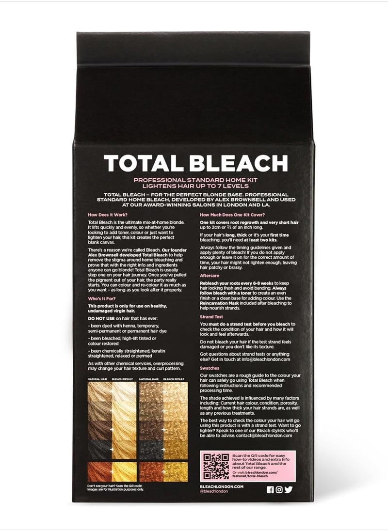 BLEACH LONDON BLEACH LONDON Total Bleach Kit - Salon Standard Bleach, Vegan, Cruelty Free, For All Hair Types, For Light & Dark Hair, Brightest Bleach Blonde  - Image 2