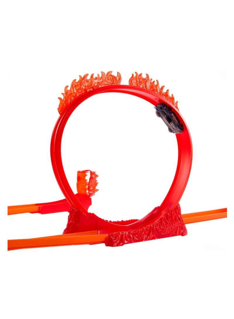 Hot Wheels HotWheels Track Builder Flame Stunt Pack Playset - Image 1