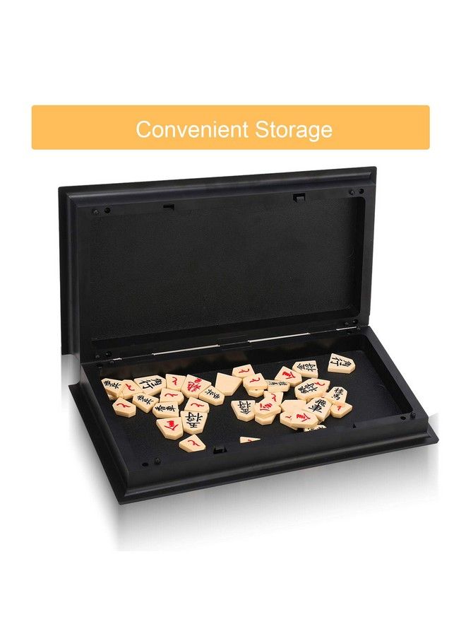 QuadPro Magnetic Japanese Shogi Board Game Set With Folding Board Classic Travel Games For Kids And Adults - Image 4