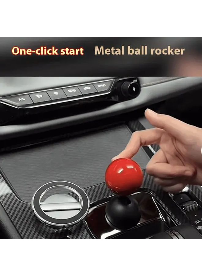 Red One Click Start Joystick Switch For Cars Easy Install Tool Free Most Vehicles Compatible - Image 5