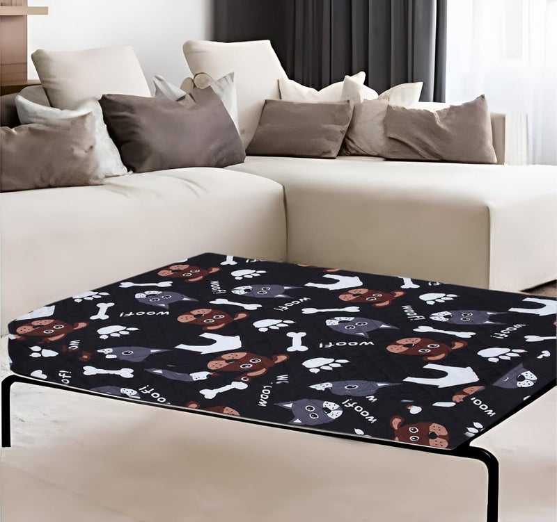 AAZEEM Dog Beds for Large Dogs, Small, Medium and Large Waterproof Dog Bed with Removable Washable Cover & Anti-Slip Bottom | Black Color | 24 X 32 Inches | - Image 3