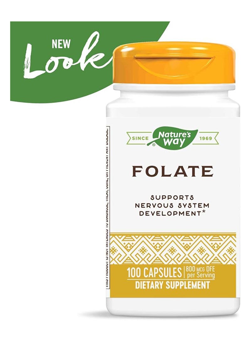 Nature'S Way Folate - 800 Mcg - 100 Capsules - Image 3