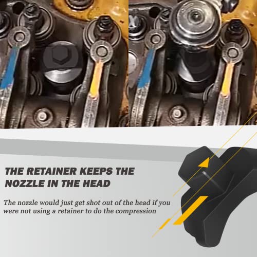 Camoo 1342570 Caterpillar Cat Fuel Injection Nozzle Retainer Spanner Wrench Tool, for CAT 3406B, 3406C, 3408, 3408B and 3412 Engine, Nozzle Retainer Spanner Wrench Socket Tool - Image 4