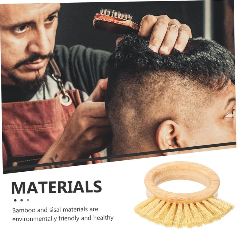 فرشاة صالون سوداء للذقن ومنفضة الرقبة للحلاقين، أداة تجميل خفيفة الوزن وقابلة للحمل - Image 5