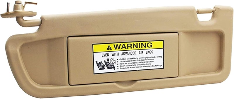 QASULER Beige Sun Visor for Civic 2006-2011 - Image 2