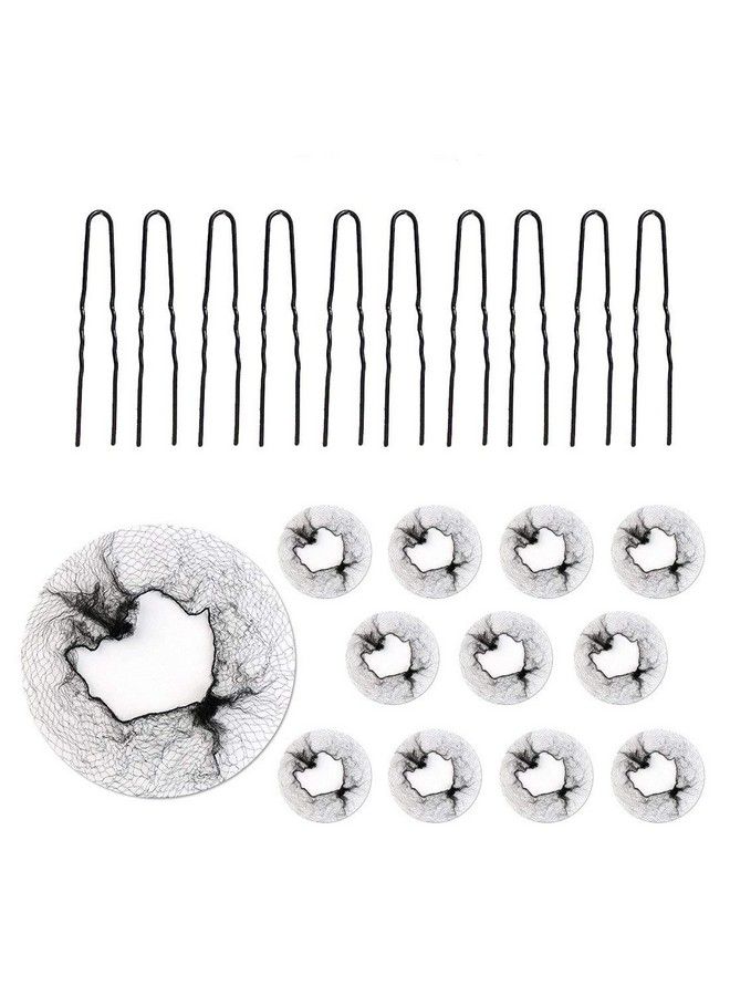 Rapidsflow Elastic 12 Juda Net & 10 Juda Pin For Juda Styling For Women And Girls Bun Maker Accessories - Image 2