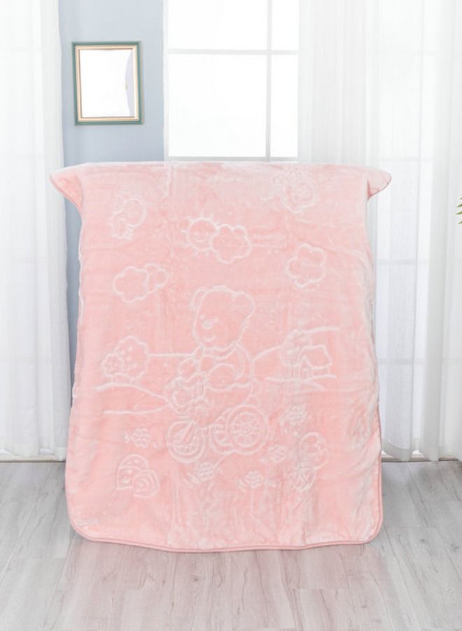 FMJ Baby Sac Embossed - Pink -  80x90 Cm - Image 2