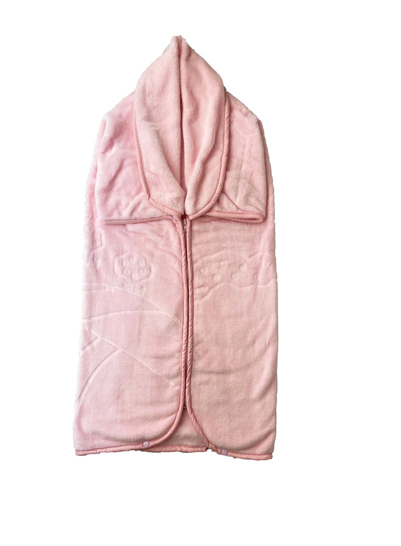 FMJ Baby Sac Embossed - Pink -  80x90 Cm - Image 5