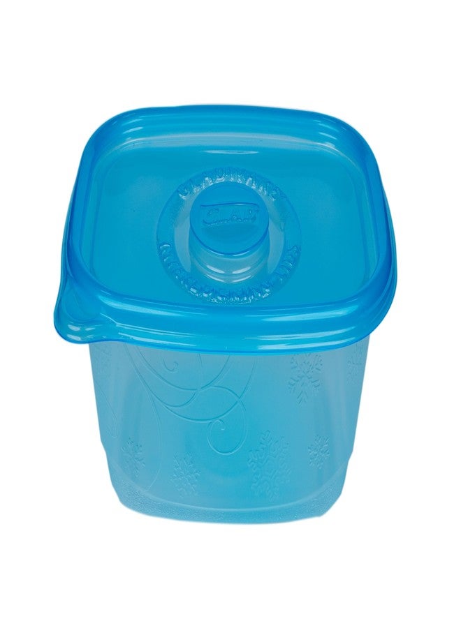 Glad GladWare Freezerware Food Storage Containers - Large Rectangle - Meal Container Holds up to 64 Ounces of Food - Lock Tight Seal, 2 Count - Image 4