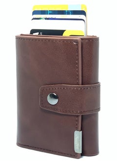 Classic Milano Classic Milano Faux Leather RFID Blocking Pop Up Wallet for Men and Women - Automatic Card Holder Wallet with Pop-up Design - Secure, Compact Credit Card Holder for Men - Stylish Wallet for Men & Women’s RFID Card Wallet  - Image 5
