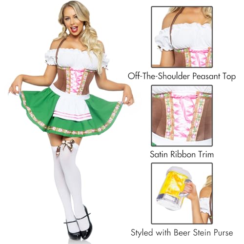 Leg Avenue womens Adult Sized Costumes, Green, Medium US - Image 3