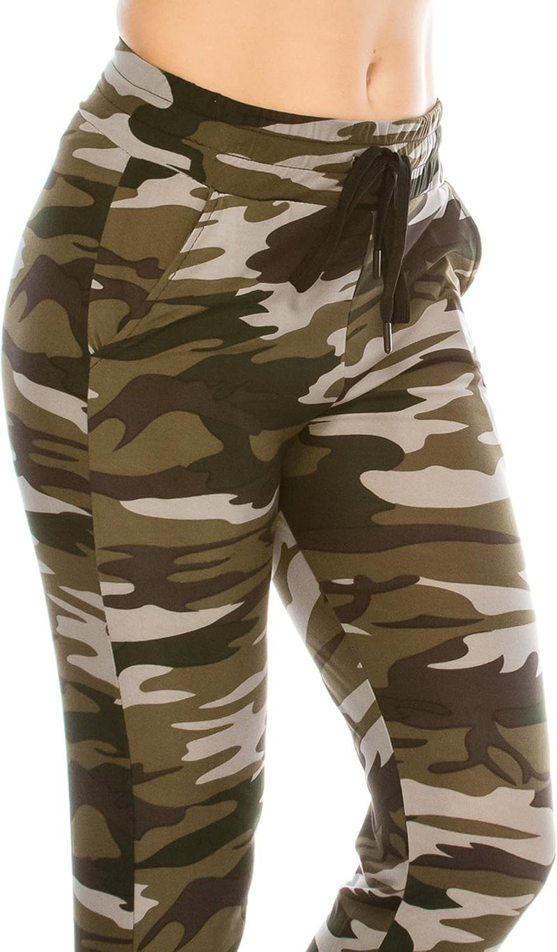 ALWAYS Women Drawstrings Jogger Sweatpants  Super Light Skinny Camo Soft Pockets Pants US S Tag SM - Image 5