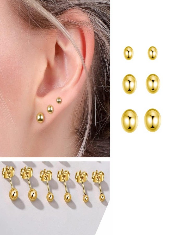 CVAYU 12Pairs 20G Mix Color Stainless Steel Ball Stud Earrings for Men Women Minimalist Sphere Cartilage Piercing Studs Earrings,Mini Ball Hypoallergenic Earrings - Image 4