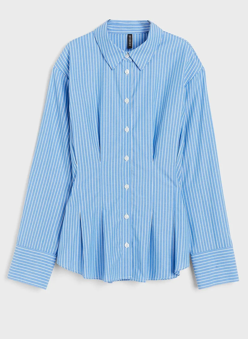H&M Striped Tiered Shirt