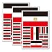 QQSD Egypt Flag Sticker Egyptian Decal in Multiple Sizes 3 Pack 117 x 83 Inches - Image 2