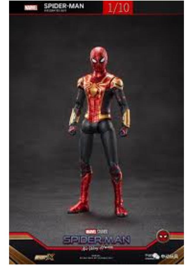 ZD Toys - MARVEL RED NO WAY HOME (GOLDEN) SPIDER-MAN INTEGRATED SUIT 1:10 - Image 1