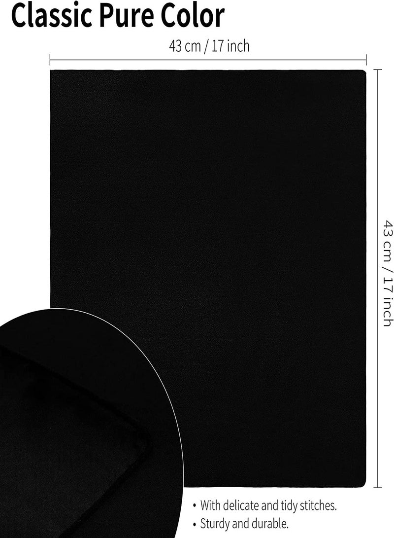 Excefore Satin Napkins Square Table Napkins 10Pcs 17x17" Soft Dinner Napkins Elegant Silk Napkins for Dinner Wedding Parties Soft Smooth Fabric Washable Napkins for Parties Weddings Dinners - Image 4