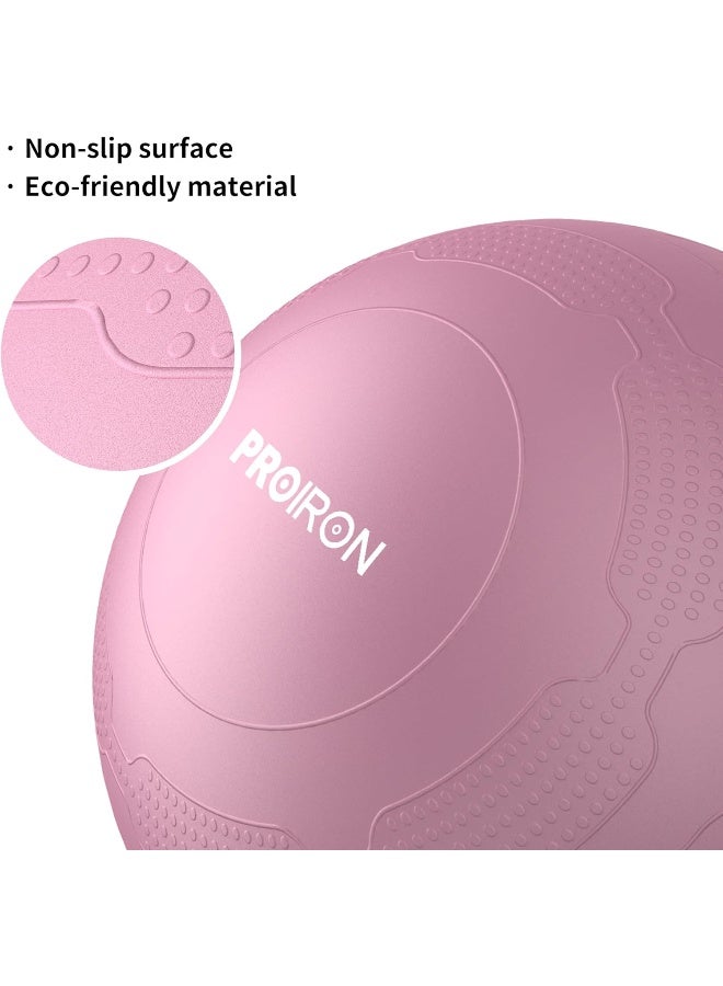 PROIRON Exercise Ball Anti-Burst Yoga Ball Chair with Quick Pump Slip Resistant Gym Ball Supports 500KG Balance Ball for Pilates Yoga Birthing Pregnancy Stability Gym Workout Training - Image 2