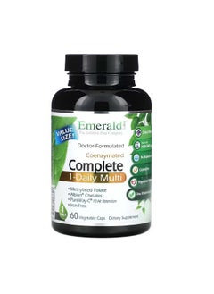 Emerald Laboratories CoEnzymated Complete 1 Daily Multi 60 Vegetable Caps  - Image 1