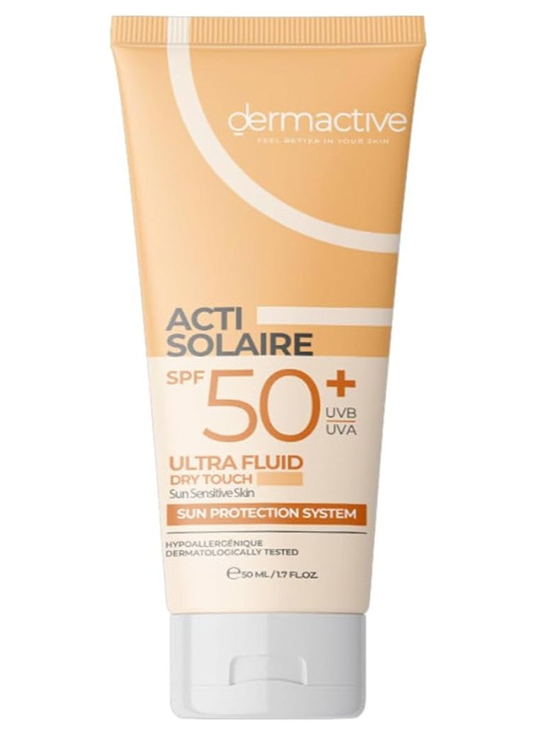 ديرماكتيف - سائل واقي شمس ملون خفيف من ديرماكتيف 50مل SPF 50 - Image 1