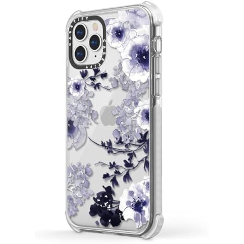 Casetify Ultra Impact Case for iPhone 12 / iPhone 12 Pro - Blue Spring - Clear Frost - Image 5