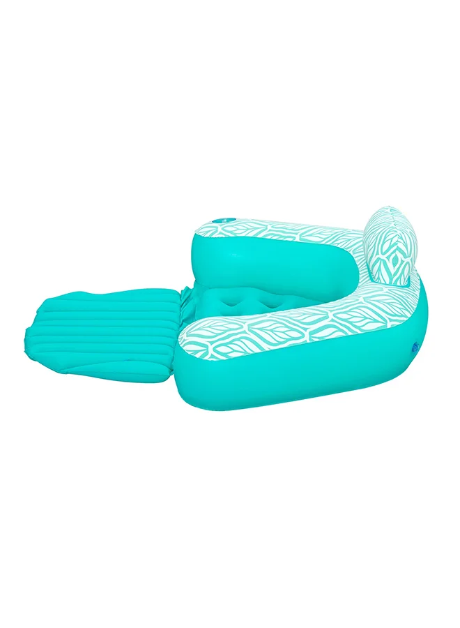 Bestway Bestway, Inflatable Comfort Plush Deluxe Chair Lounge Pool Float Chair with Backrest Armrests Mesh Seat Water Lounge Mattress for Adults Kids Beach Pool Relaxation with Repair Patch, 57x47 Inch