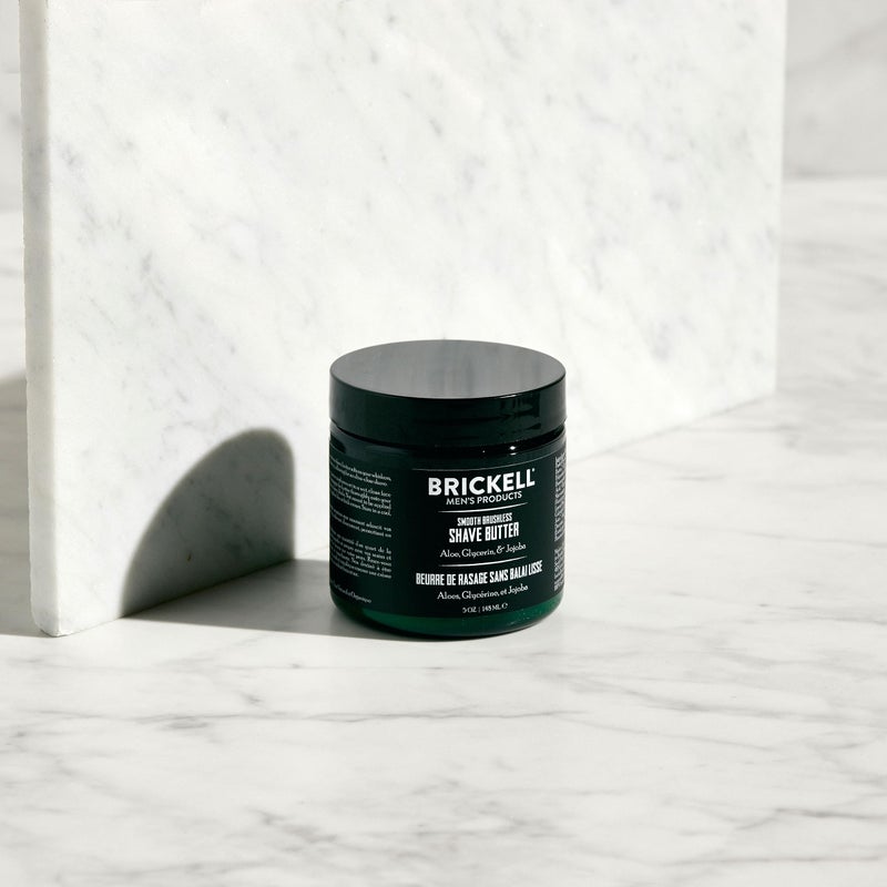 Brickell Men's Products Brickell Men's Smooth Brushless Shave Butter for Men, Natural and Organic Smooth Shaving Butter to Fight Nicks, Cuts and Razor Burn, 5 Ounce, Scented - Image 2
