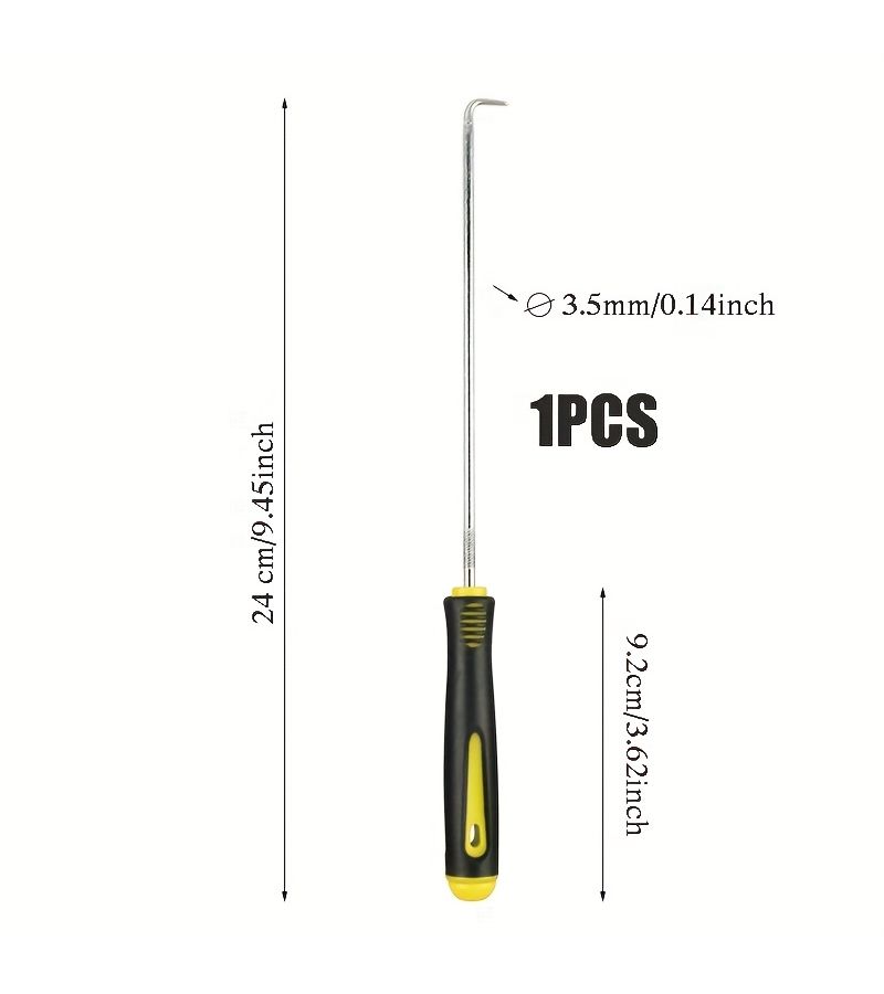Heavy Duty Alloy Steel Weeding Tool 9.45 Inch Hooks for Garden Lawn Moss Removal - Image 4
