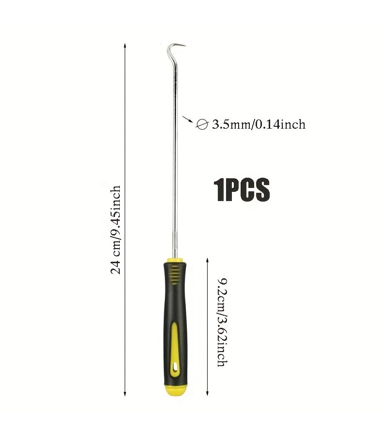 Heavy Duty Alloy Steel Weeding Tool 9.45 Inch Hooks for Garden Lawn Moss Removal - Image 3