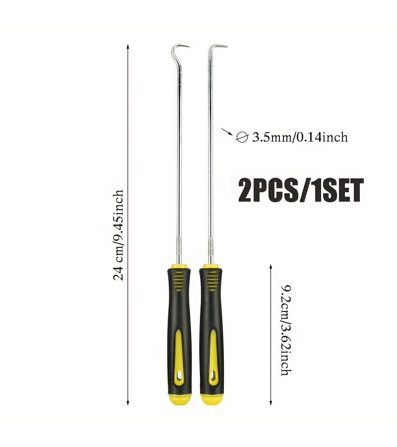 Heavy Duty Alloy Steel Weeding Tool 9.45 Inch Hooks for Garden Lawn Moss Removal - Image 2