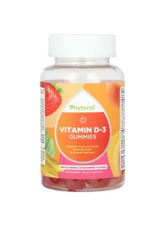 Phytoral Phytoral, Vitamin D-3 Gummies, Peach, Mango & Strawberry, 60 Gummies  - Image 1