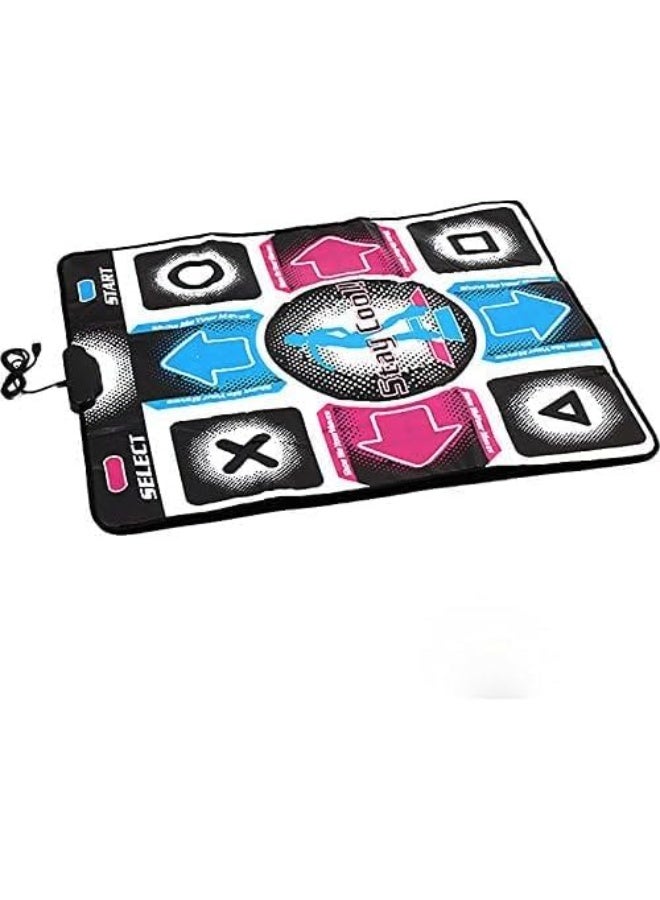 KISSUN PC USB Dancing Mat, Non-Slip DDR USB Dance Pad Controller with USB Cable, Fitness Body Building Dancing Mat, for PC Windows 98/2000/ XP/ 7 - Image 2