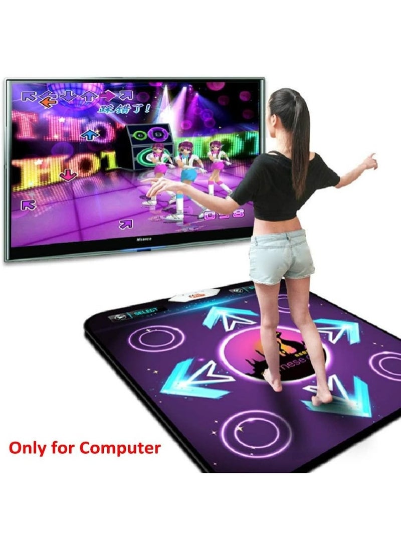 KISSUN PC USB Dancing Mat, Non-Slip DDR USB Dance Pad Controller with USB Cable, Fitness Body Building Dancing Mat, for PC Windows 98/2000/ XP/ 7 - Image 4