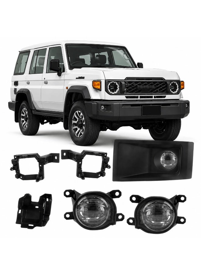 LED Front Fog Lamp Kit for Toyota Land Cruiser FJ70 2023-2024 (Pair) - Image 1