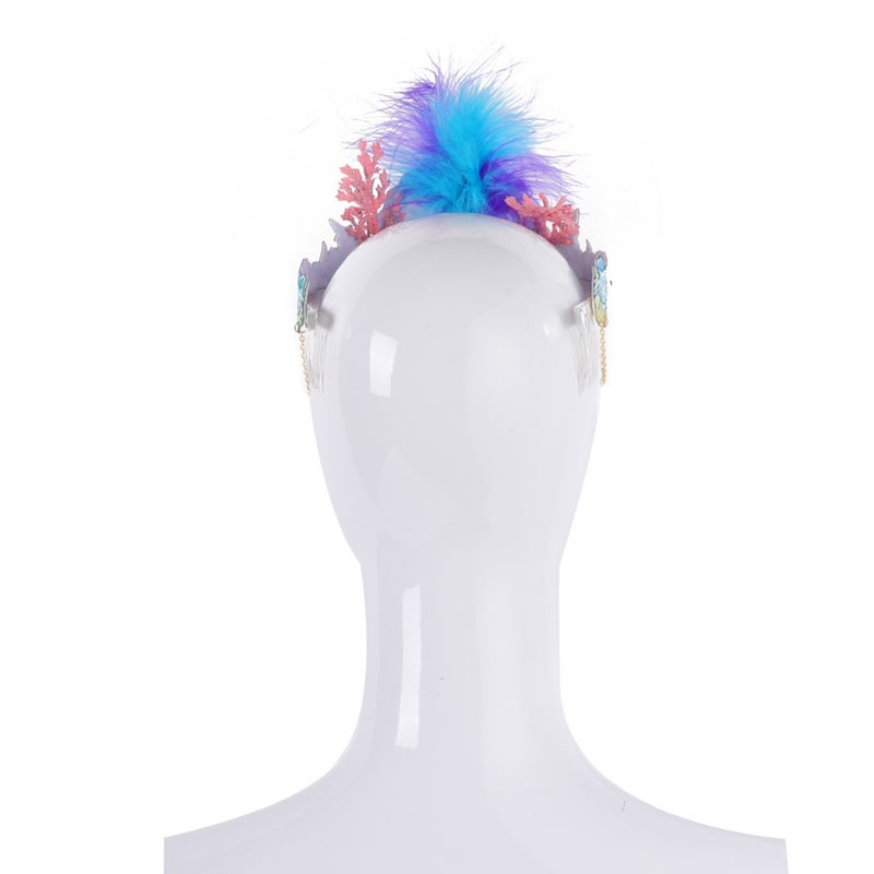 2pcs Halloween Hairband Headband Shell Hair Ornament Hair Jewelry Photography Props for Women - Image 3