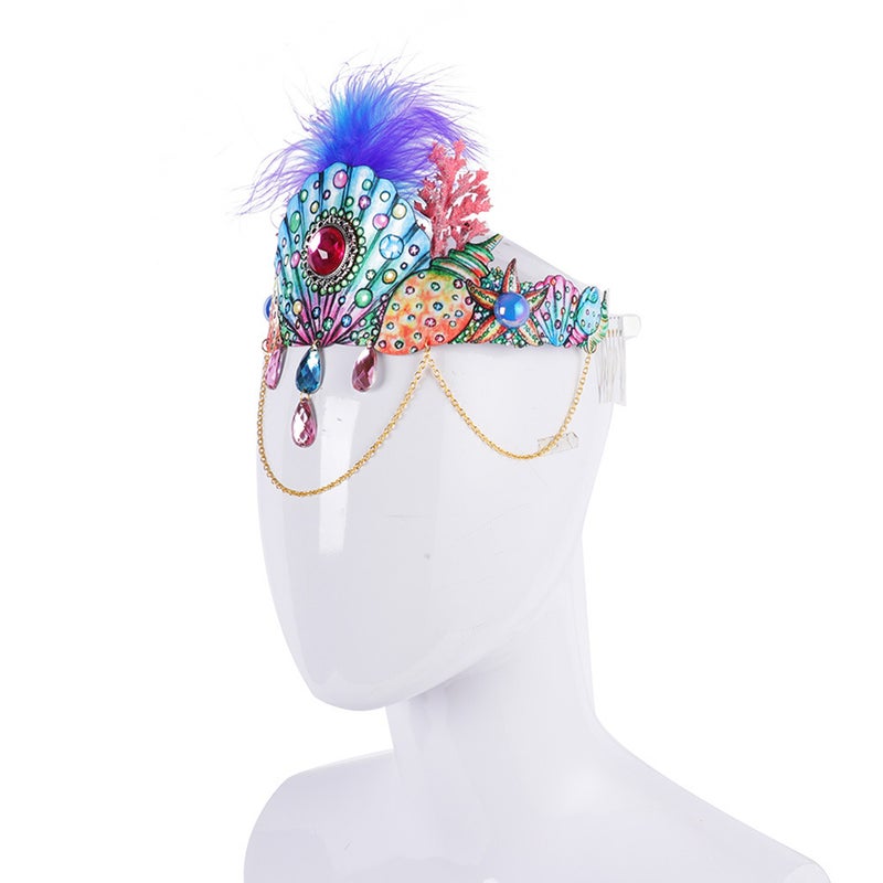 2pcs Halloween Hairband Headband Shell Hair Ornament Hair Jewelry Photography Props for Women - Image 5