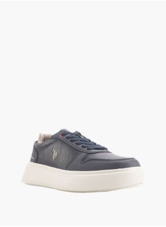 U.S. Polo Assn. U.S. Polo Assn Men's Logo Detail Sneakers with Lace-Up Closure  - Image 1