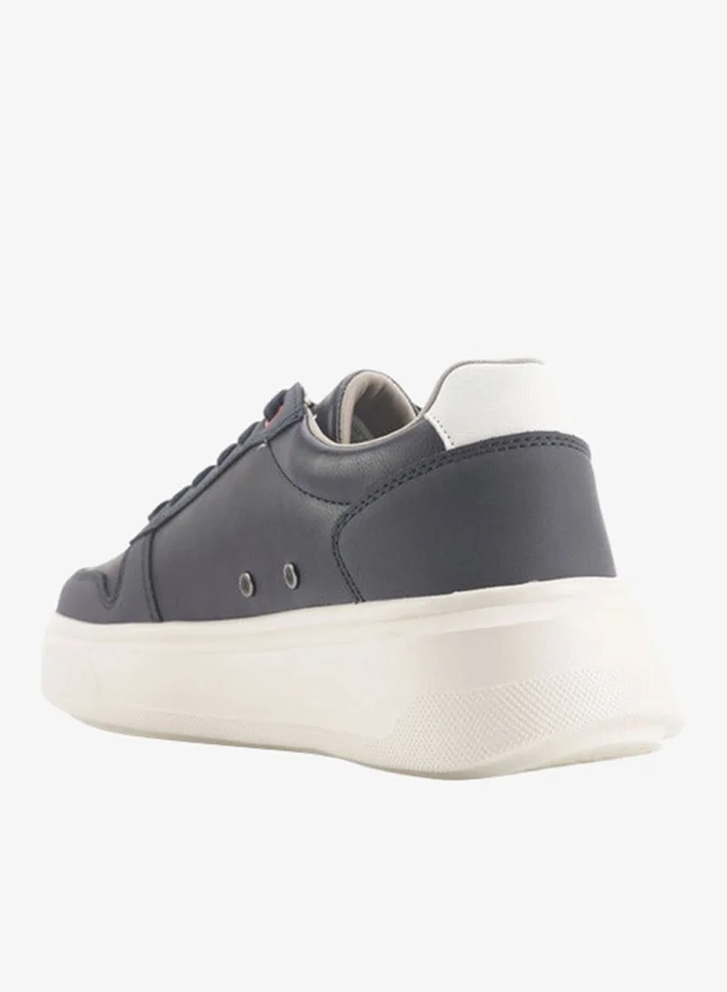 U.S. Polo Assn. U.S. Polo Assn Men's Logo Detail Sneakers with Lace-Up Closure