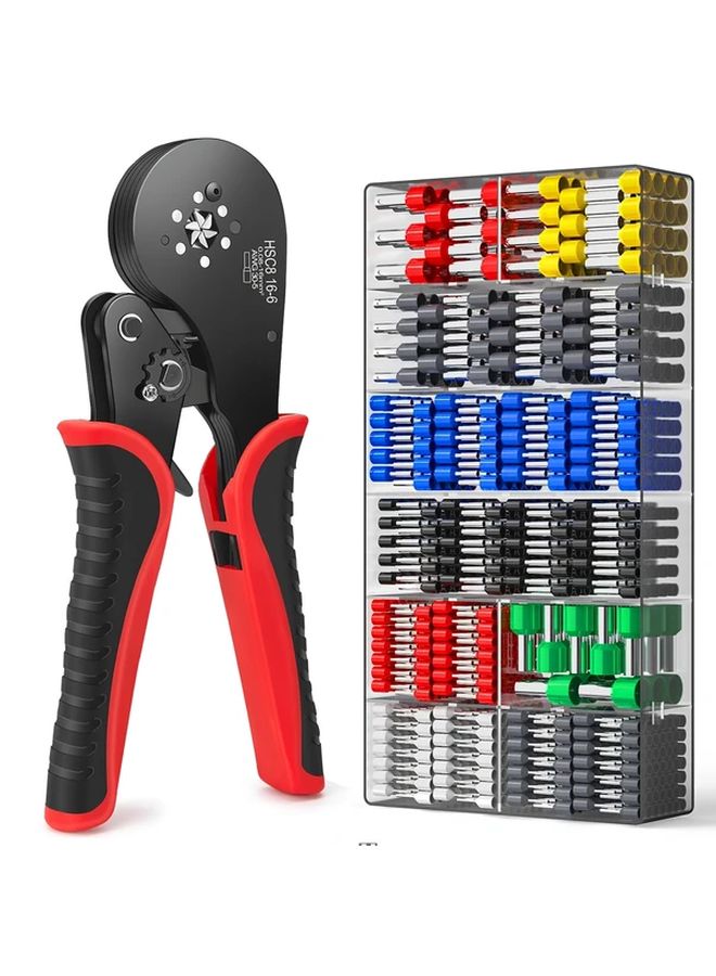 HSC8 16 6 High Carbon Steel Hexagon Crimping Tool Set With Terminal Box 1000 Pcs - Image 3