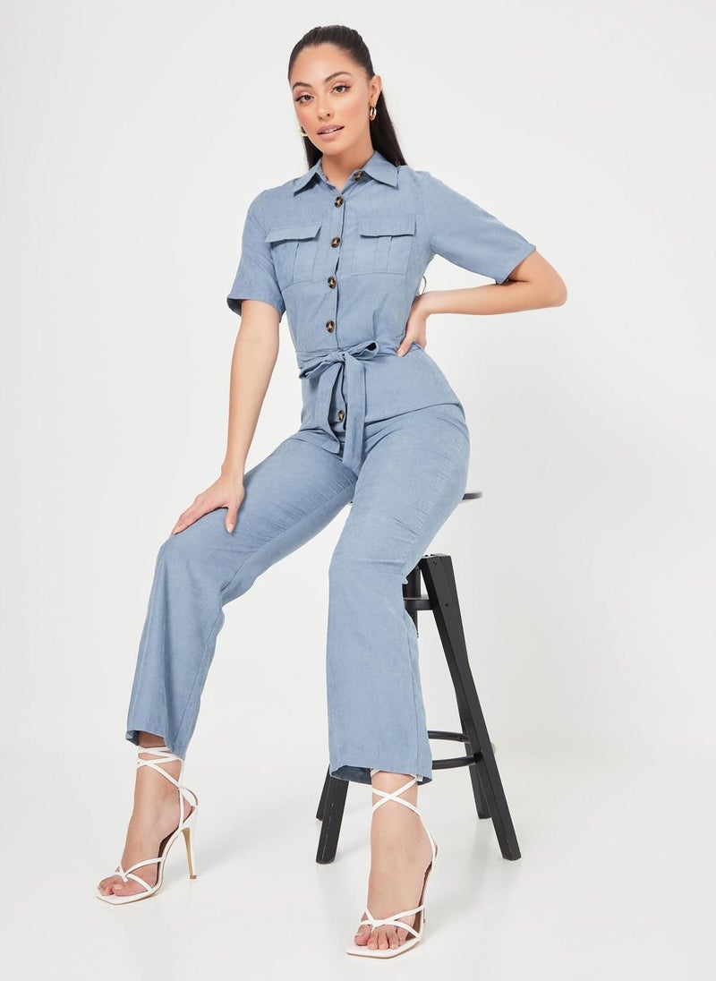 Styli - Wide Leg Jumpsuit - Image 1