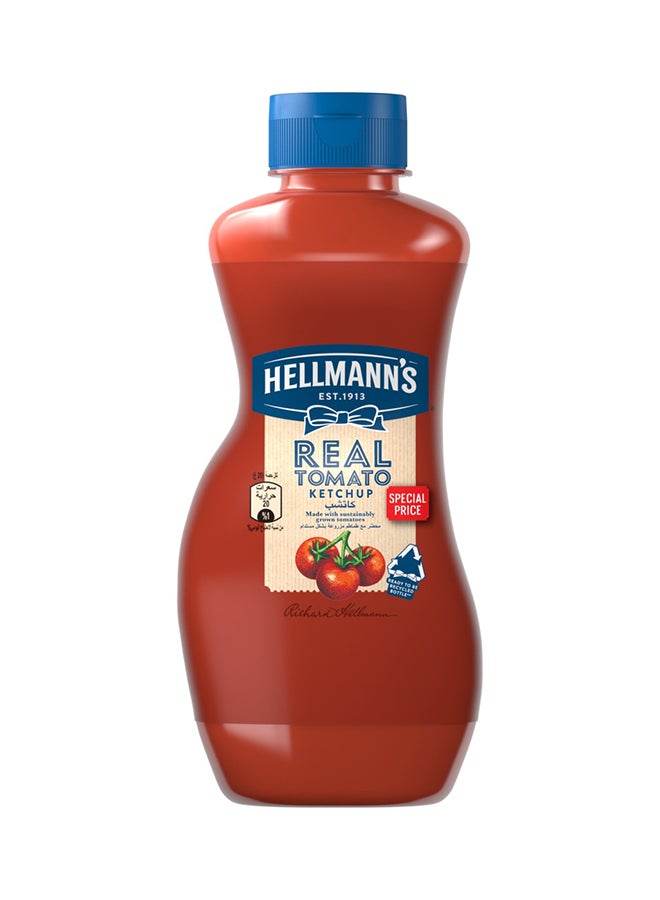 Hellmann's Tomato Ketchup, for dips, fries & sandwiches, Classic flavour, 100% recycled plastic bottle, 800g - Image 1