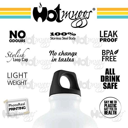 Hot Muggs Me Graffiti Bottle - Moin Personalised Name Steel, 750ml, 1 Unit - Image 3