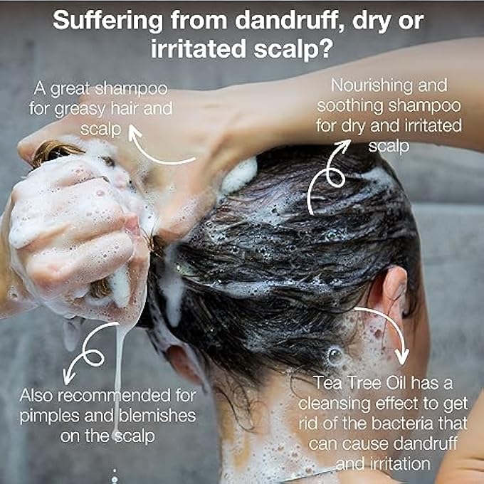 AUSTRALIAN BODYCARE TEA TREE OIL SHAMPOO 200 ML MINT ANTI-DANDRUFF, ITCHY, DRY SCALP ALSO FOR SCALP CARE FOR PSORIASIS, ECZEMA, ECZEMA AND PIMPLES - Image 3