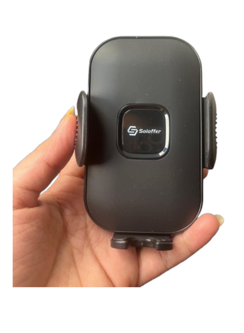 Soloffer Car Phone Holder | 360° Rotating Dashboard & Windshield Mount | Strong Anti-Slip Grip | Mobile Stand for Cars - Image 2