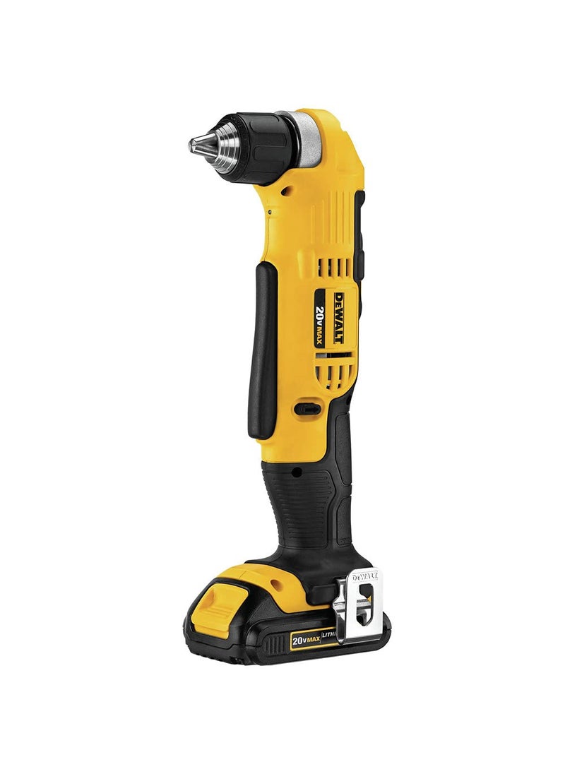 DEWALT DEWALT DCD740C1 Right Angle Drill Kit, Yellow, 0.5  - Image 2